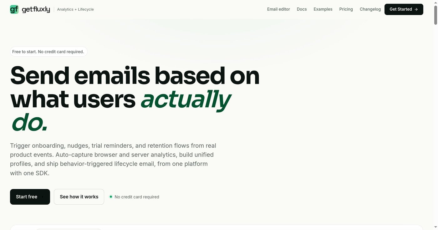 GetFluxly homepage