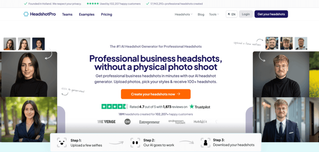 Headshot homepage, March 2025