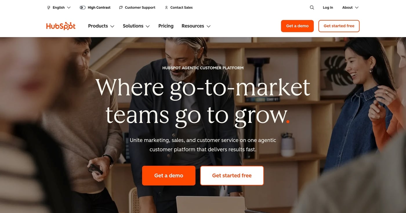 HubSpot Marketing Hub product screenshot