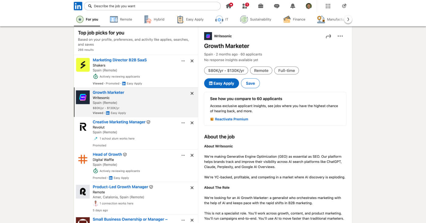 LinkedIn Jobs