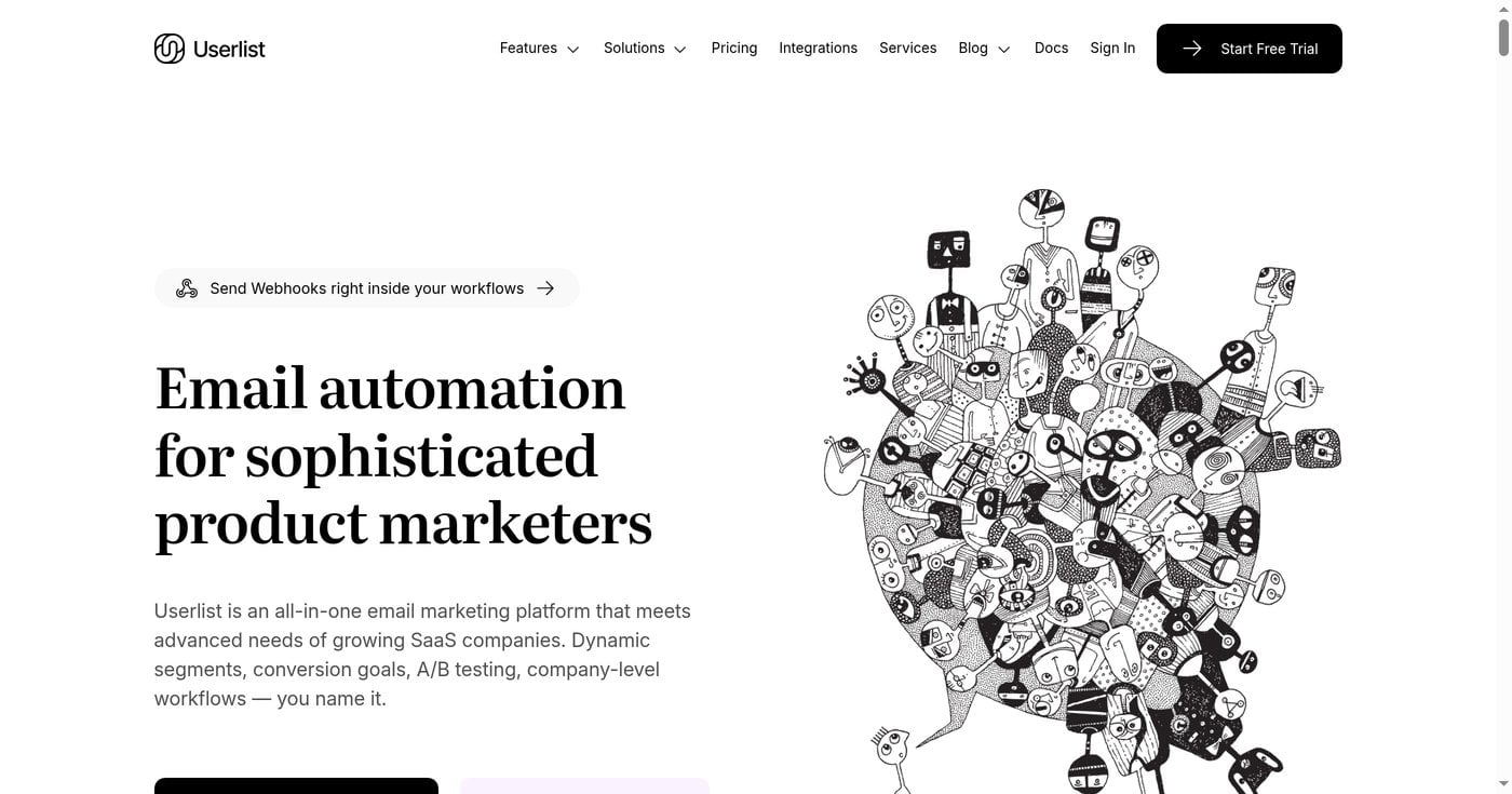 Userlist homepage