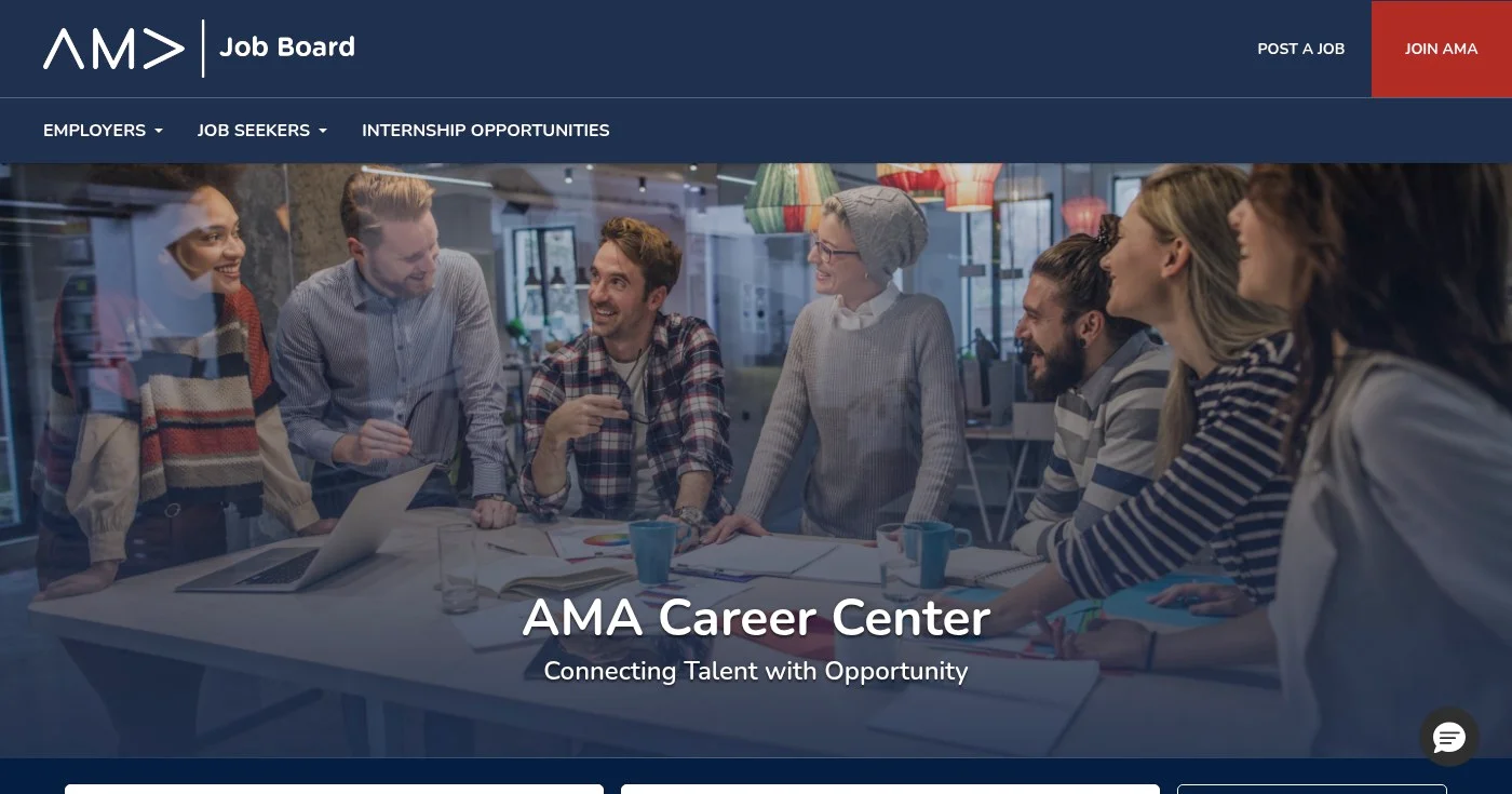American Marketing Association job board