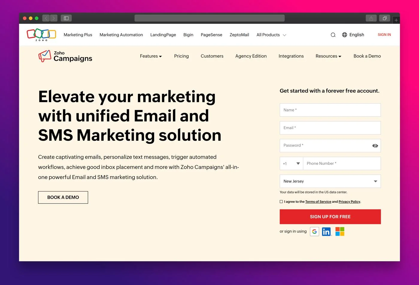 Zoho Campaigns
