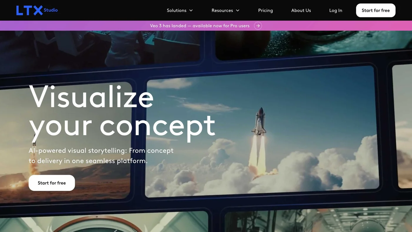 LTX Studio advanced AI storytelling platform with cinematic video generation and character consistency features