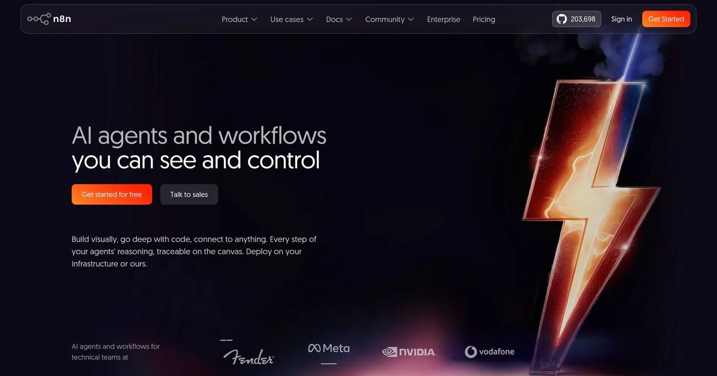 n8n workflow editor