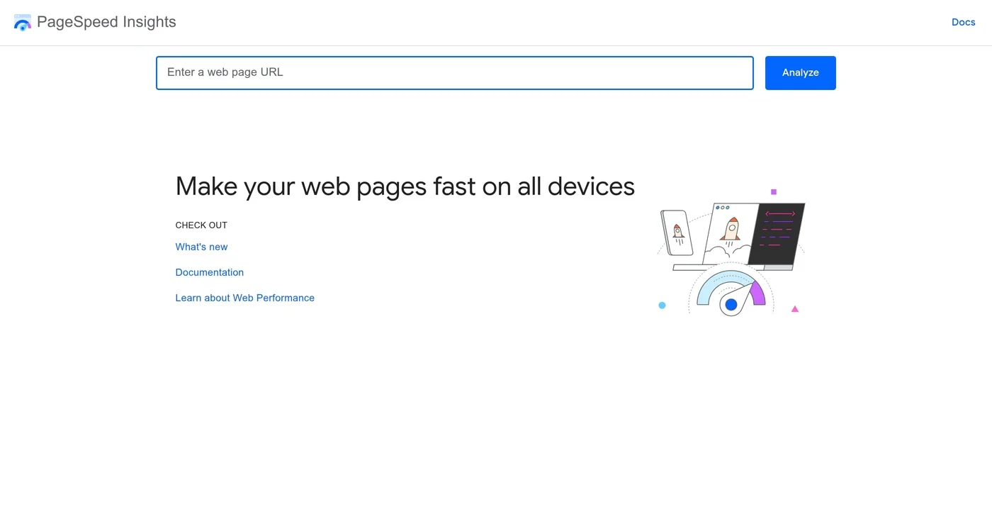 PageSpeed Insights report