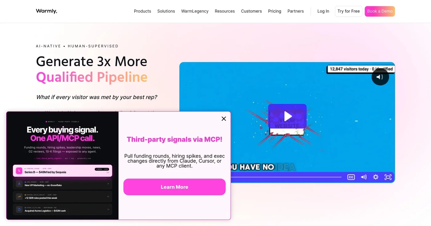 Warmly product screenshot