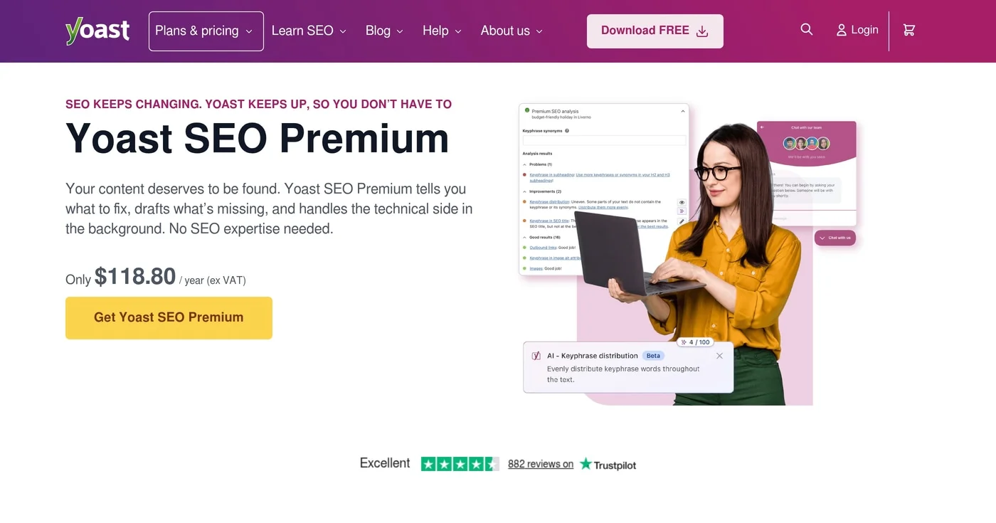 Yoast SEO plugin