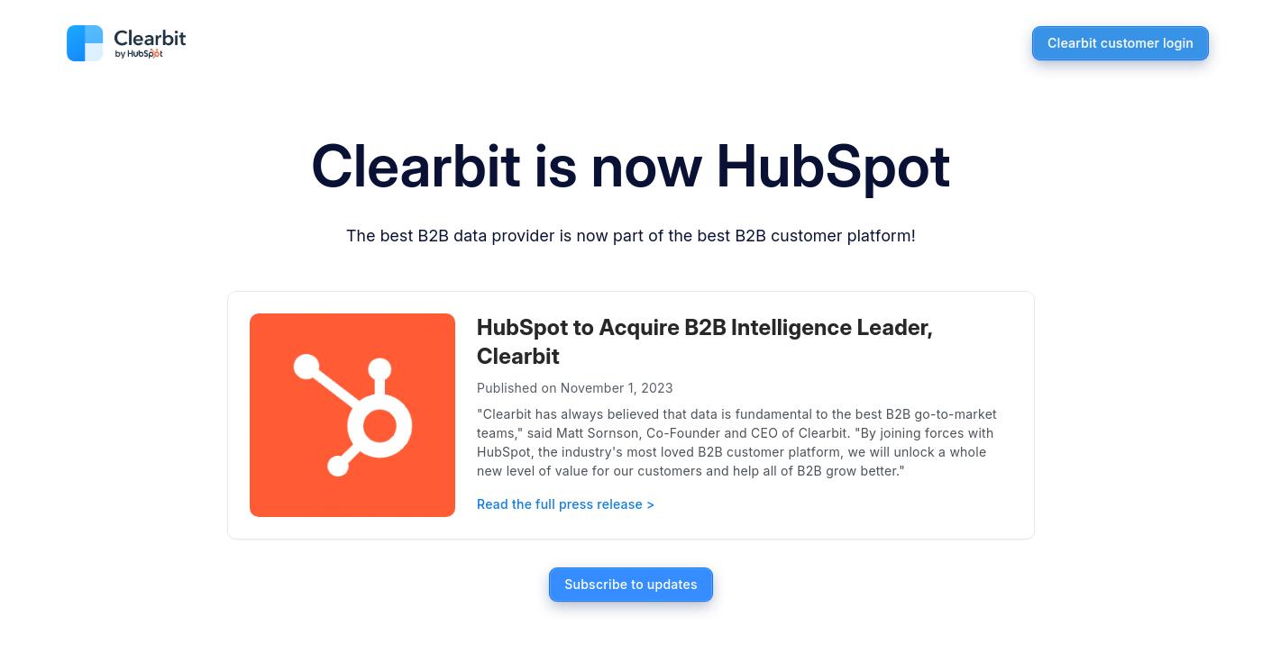 Clearbit