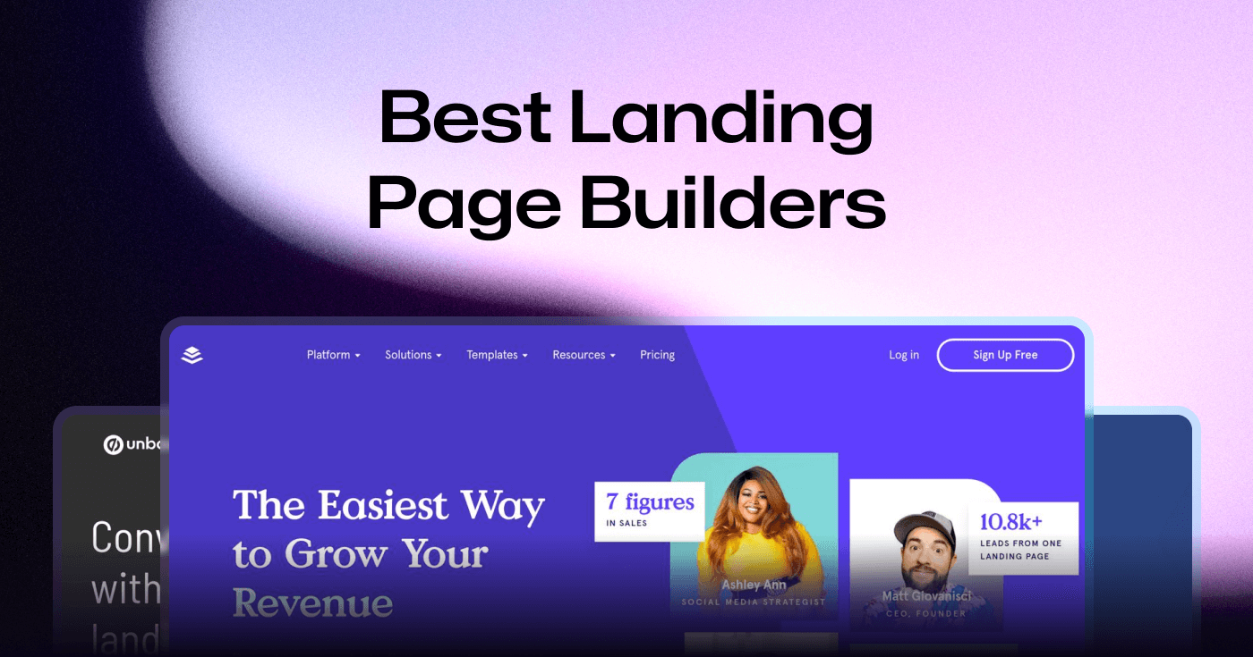 Top 10 Best Landing Page Builders (2024)